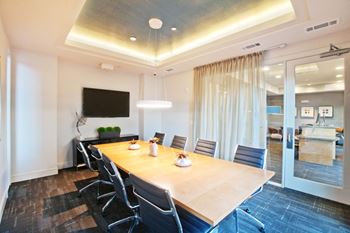 Business center & conference room